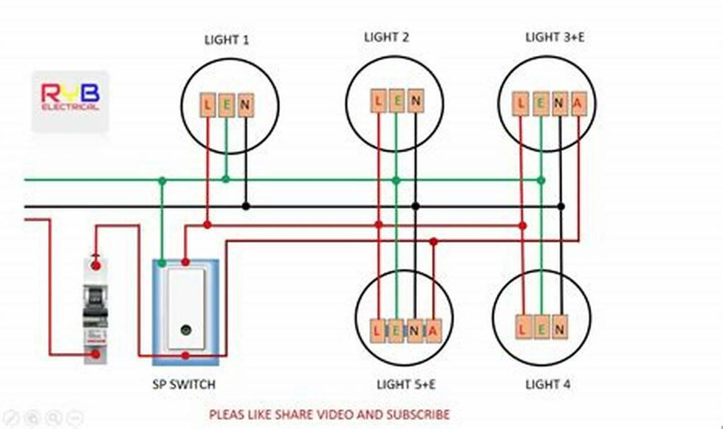 emergency light emergency lighting wiring diagram