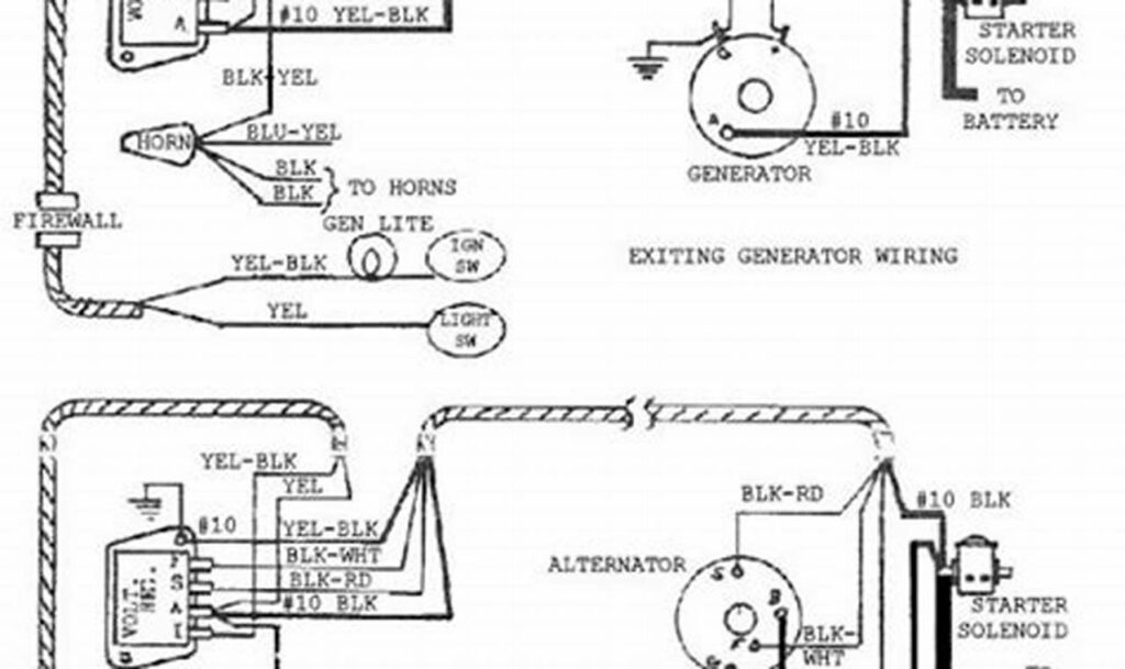 converting generator to alternator wiring diagram