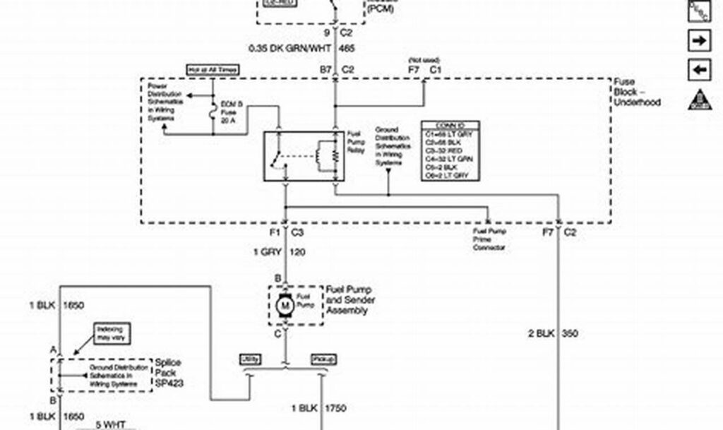 ford fuel pump relay wiring diagram