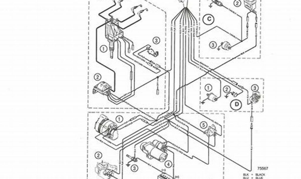 mercruiser 3.0 alternator wiring diagram