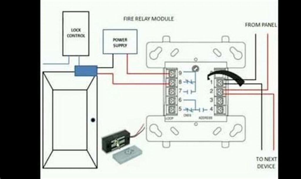 fire alarm relay module wiring diagram