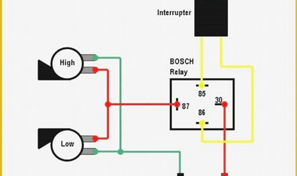 horn relay wiring diagram