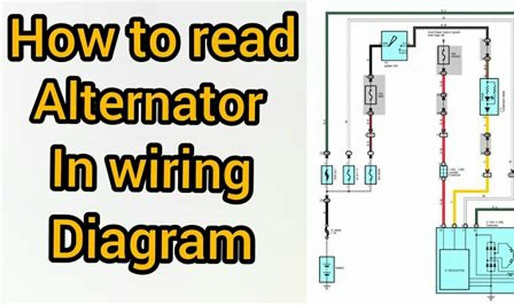 toyota 4 pin alternator wiring diagram