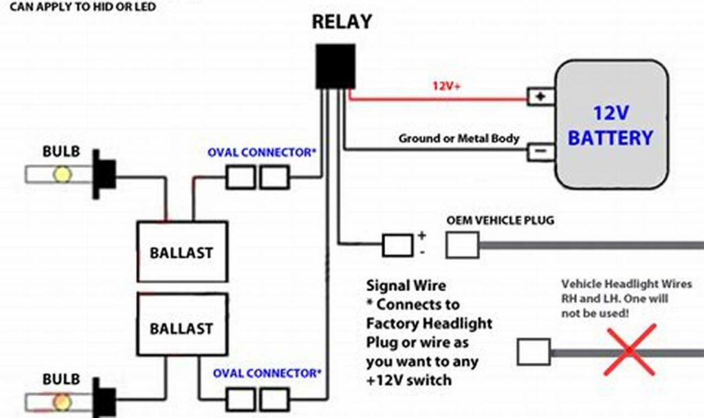 hid relay wiring diagram
