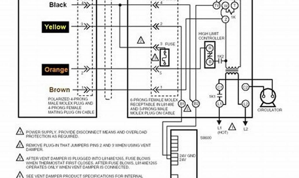 aquastat relay l8148j wiring diagram