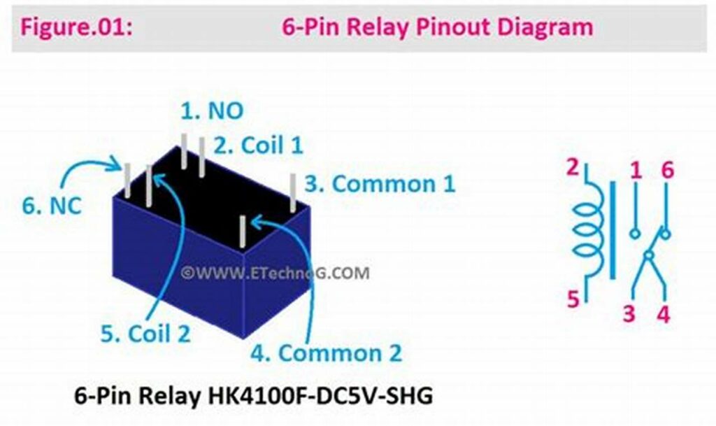 6 pin relay wiring diagram