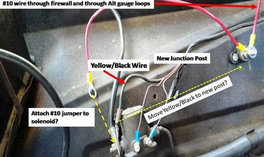 1965 mustang alternator wiring diagram
