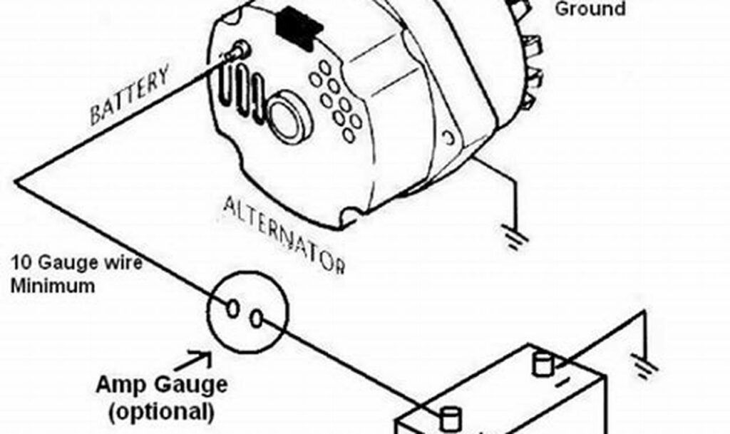 wiring diagram for a one wire alternator