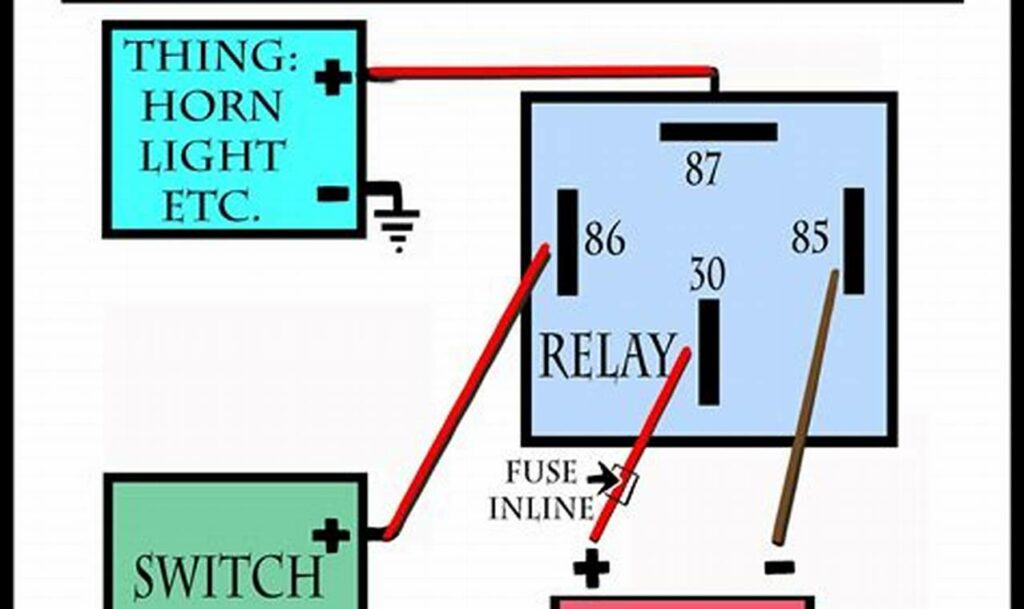 a c relay wiring diagram