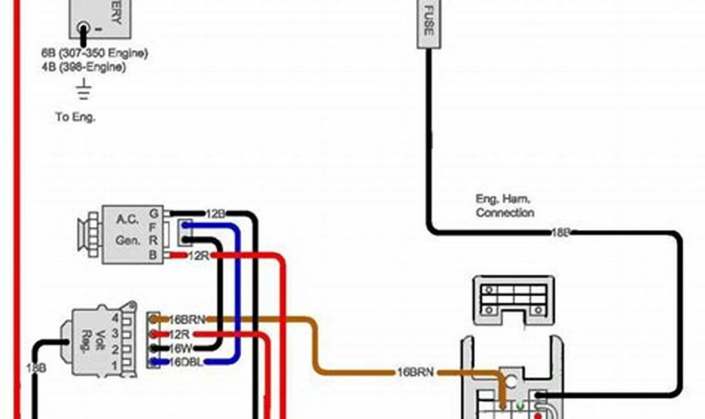 gm 4 wire alternator wiring diagram