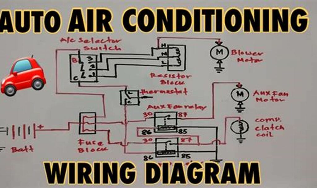 car air conditioning system wiring diagram