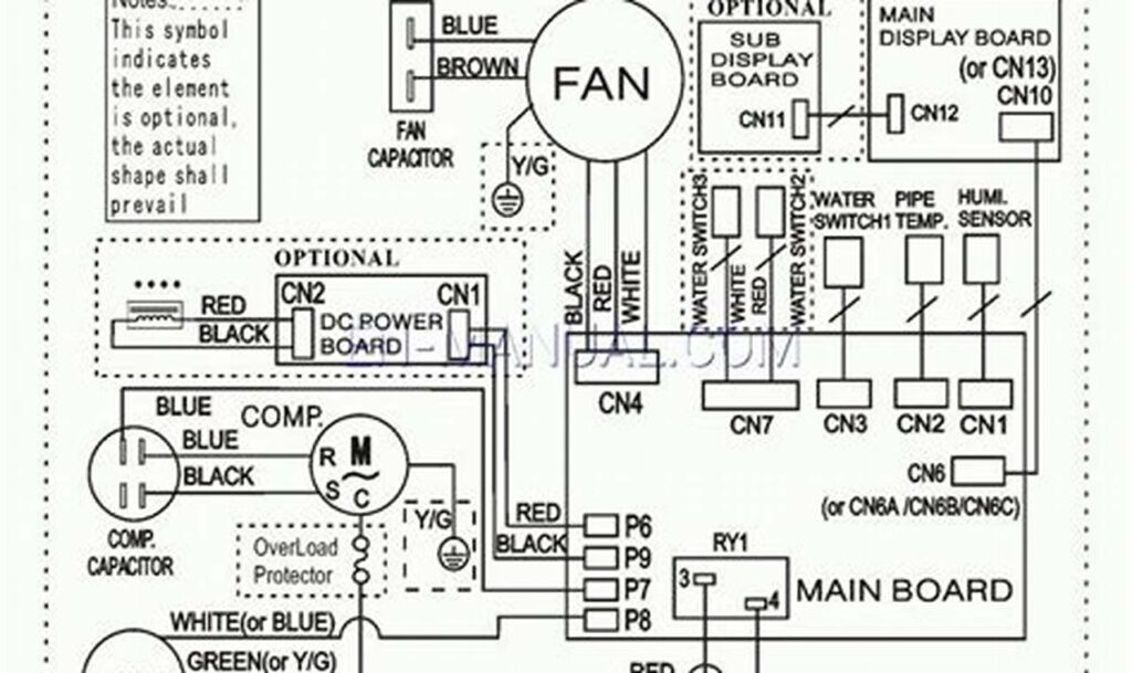 frigidaire refrigerator wiring diagram