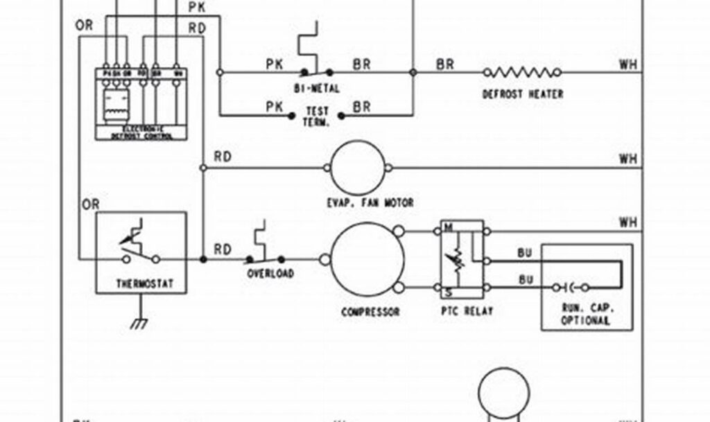 refrigerator inverter compressor wiring diagram