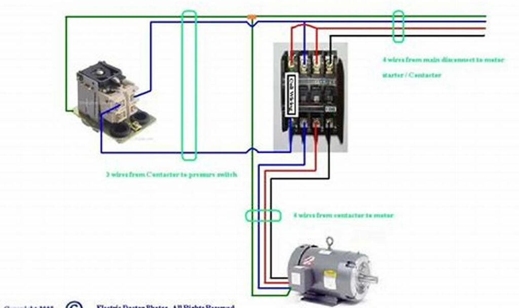 3 phase compressor pressure switch wiring diagram