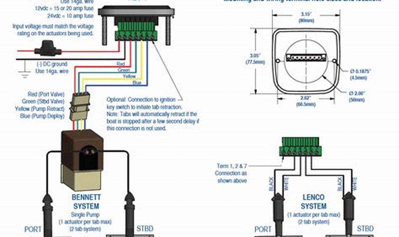 trim tab switch wiring diagram