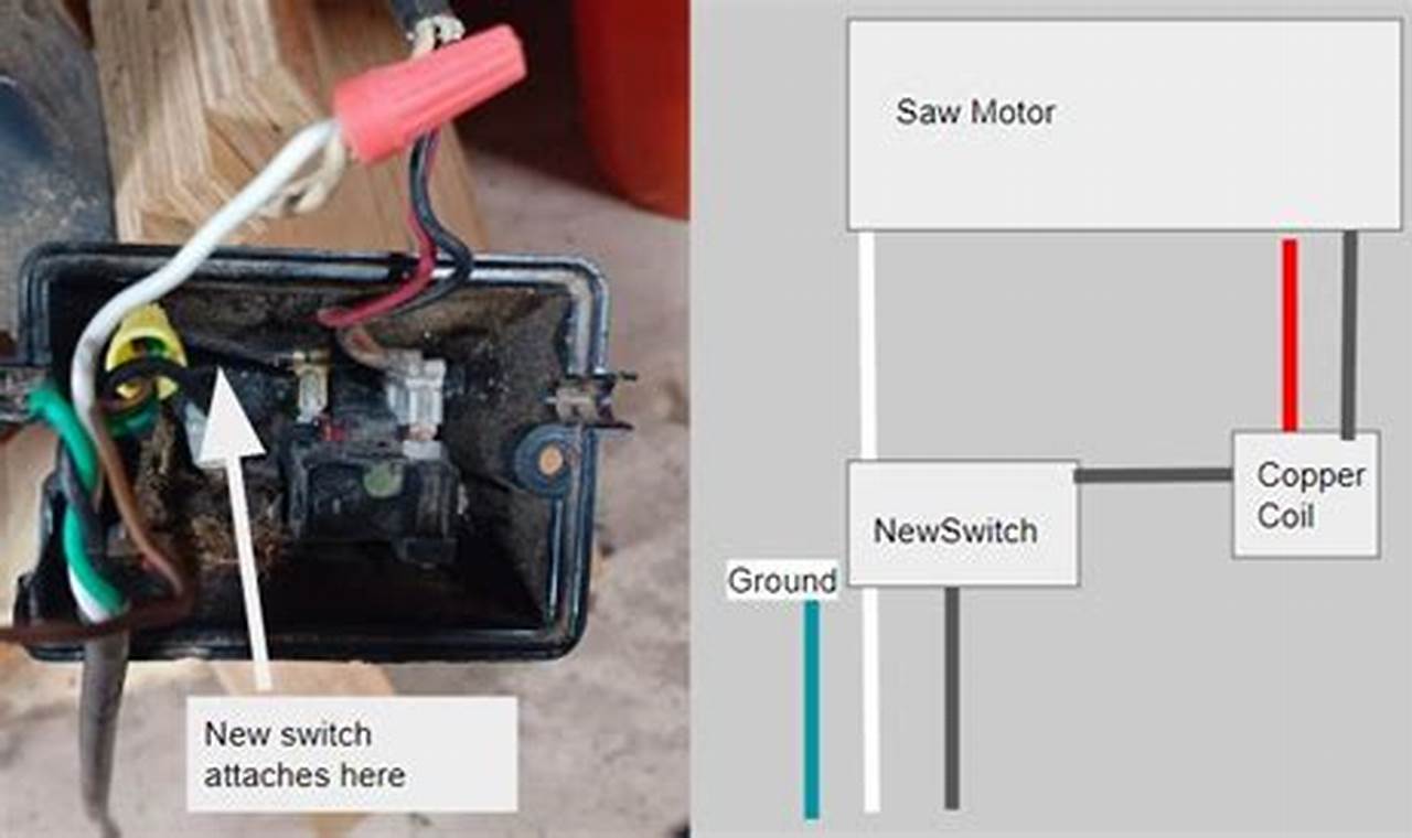craftsman table saw switch wiring diagram