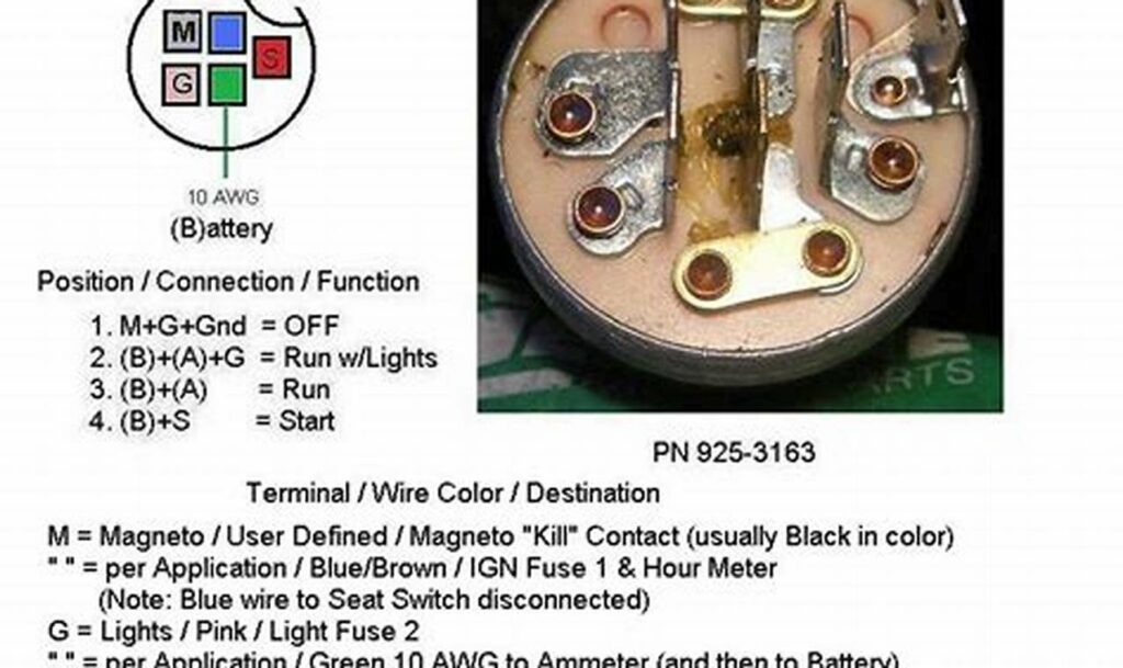 7 prong ignition switch wiring diagram