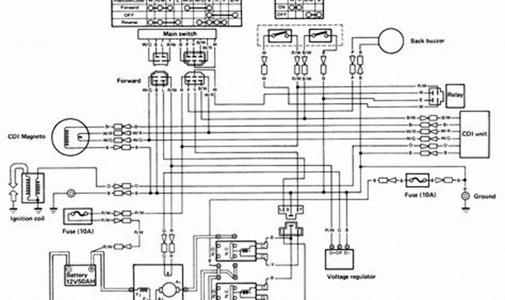 yamaha g1 golf cart wiring diagram