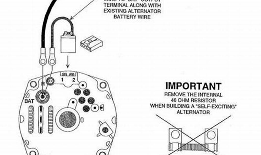 delco remy 3 wire alternator wiring diagram