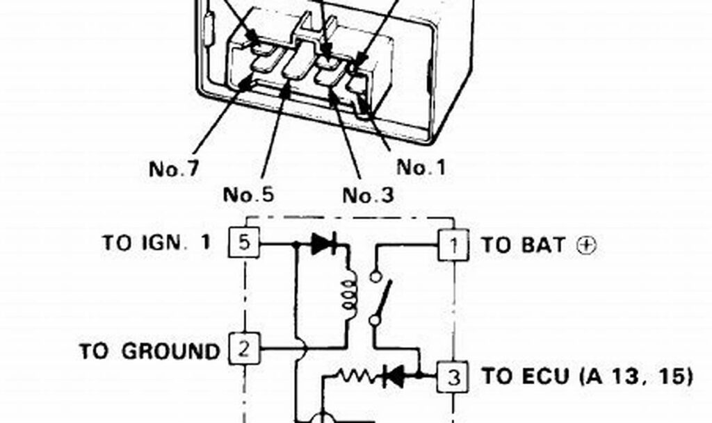 honda main relay wiring diagram