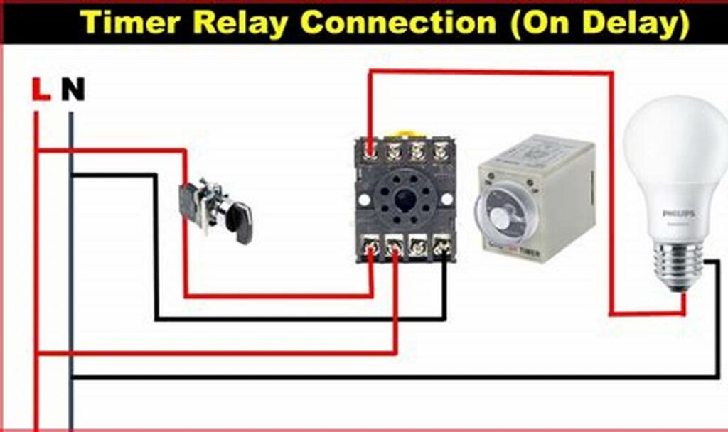8 pin timer relay wiring diagram