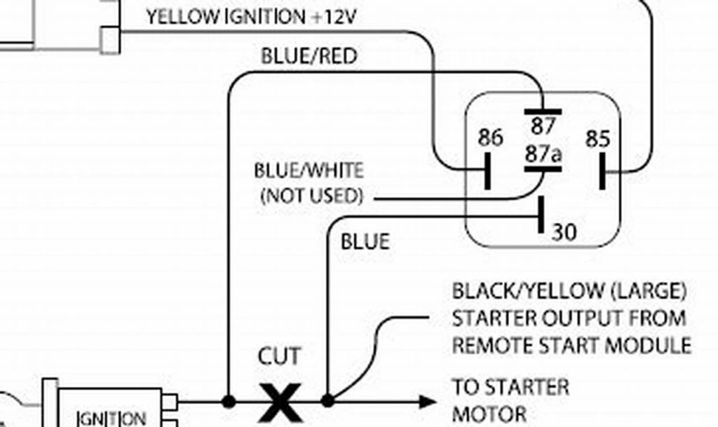 starter kill relay wiring diagram