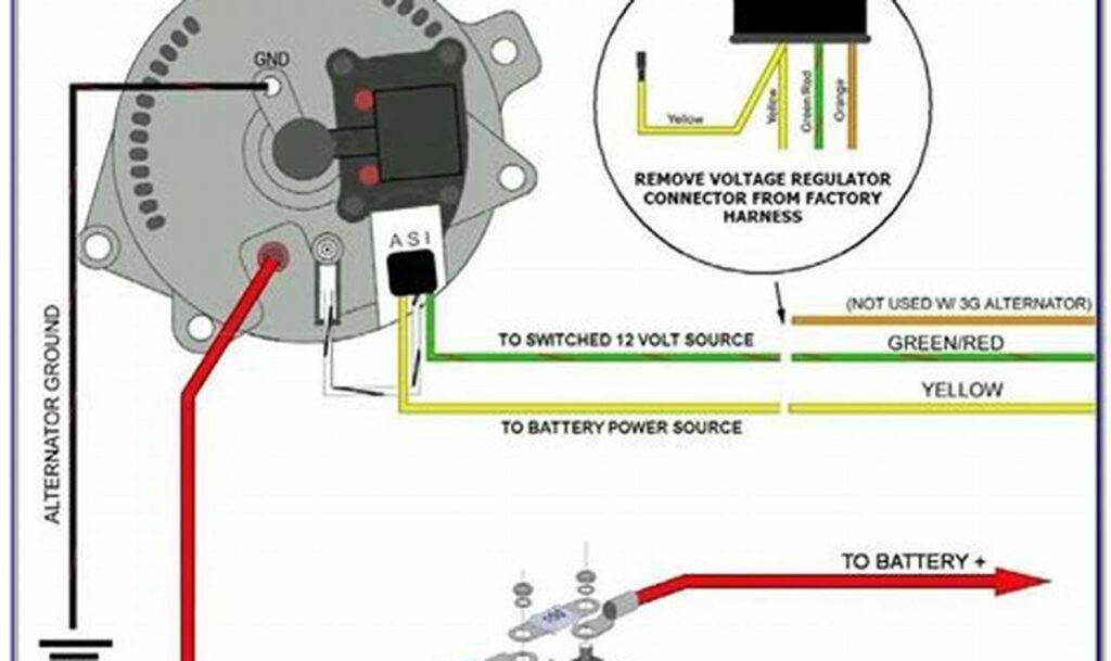 denso 4 wire alternator wiring diagram