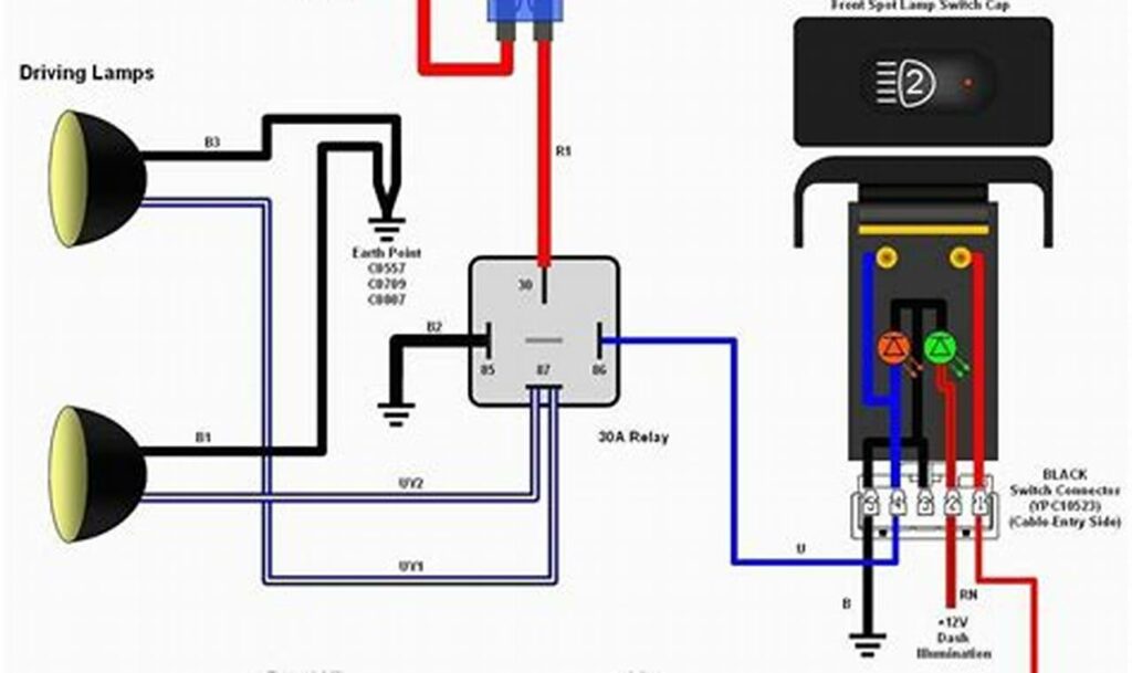 dual headlamp relay wiring diagram