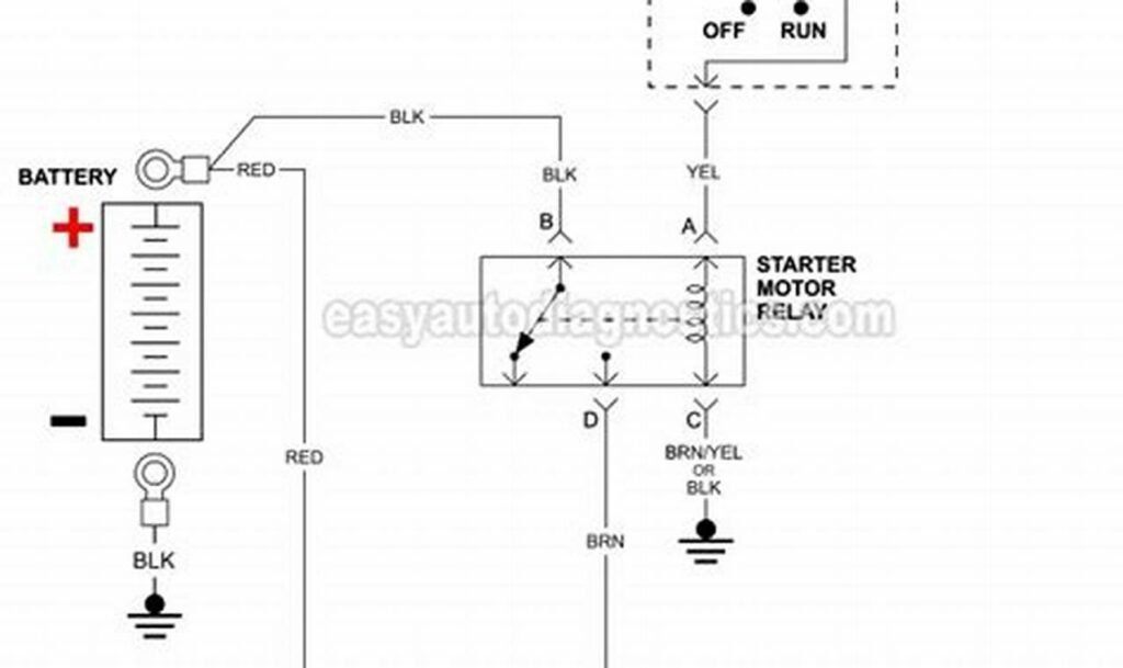 dodge starter relay wiring diagram