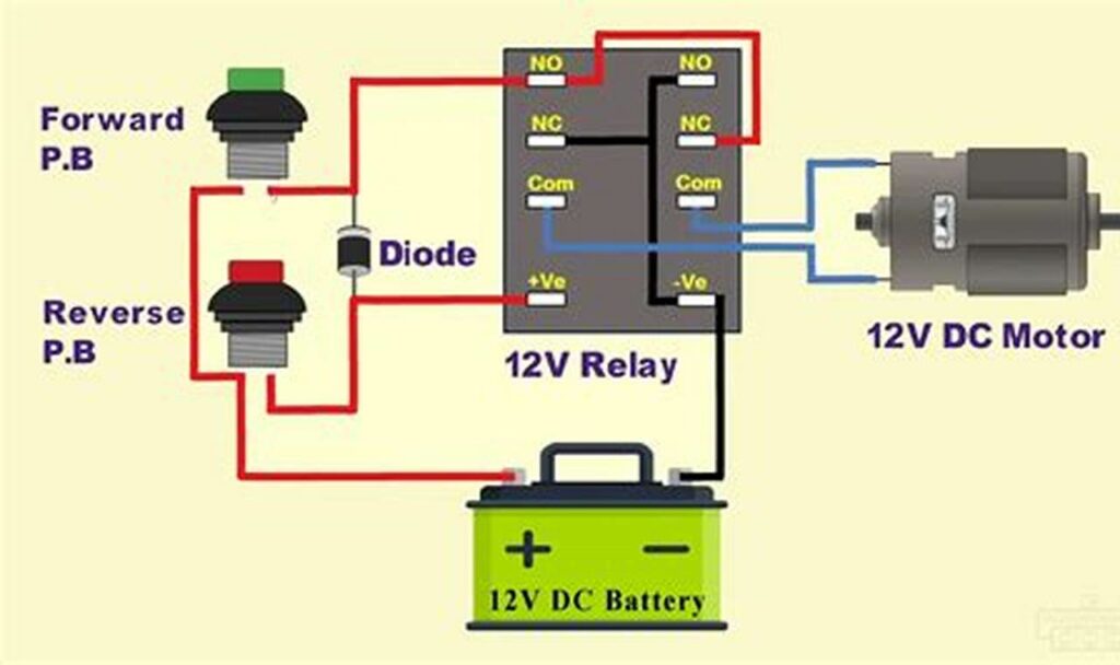 reversing relay wiring diagram
