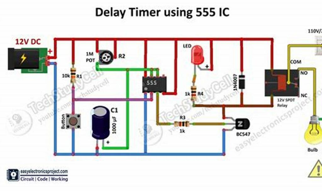 time delay relay wiring diagram