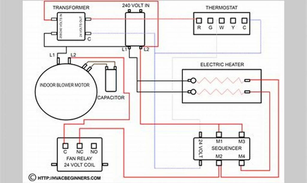 air handler fan relay wiring diagram