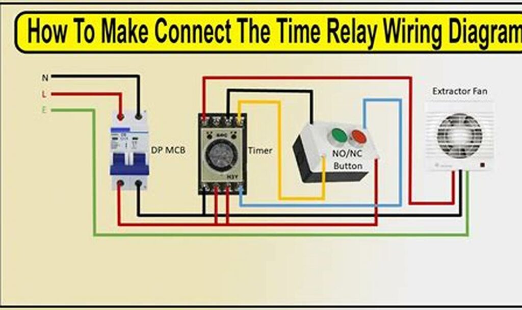 time relay wiring diagram