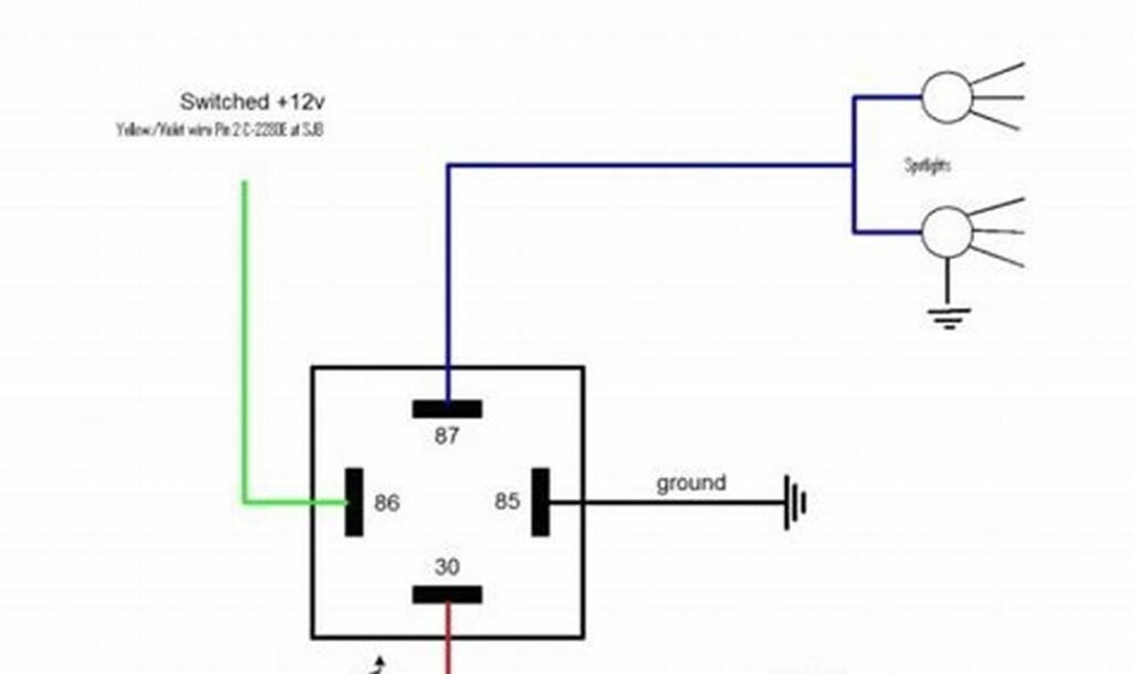 4 pin flasher relay wiring diagram