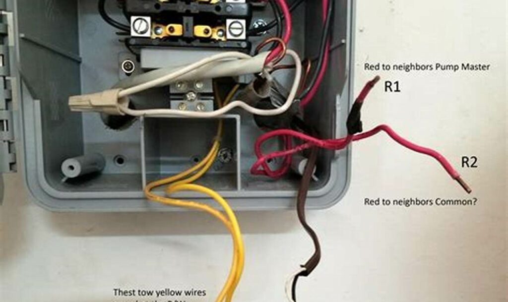 hunter pump start relay wiring diagram