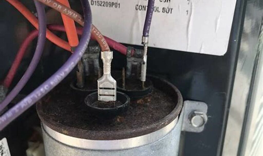 trane capacitor wiring diagram